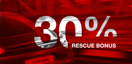 HotForex 30% レスキューボーナス